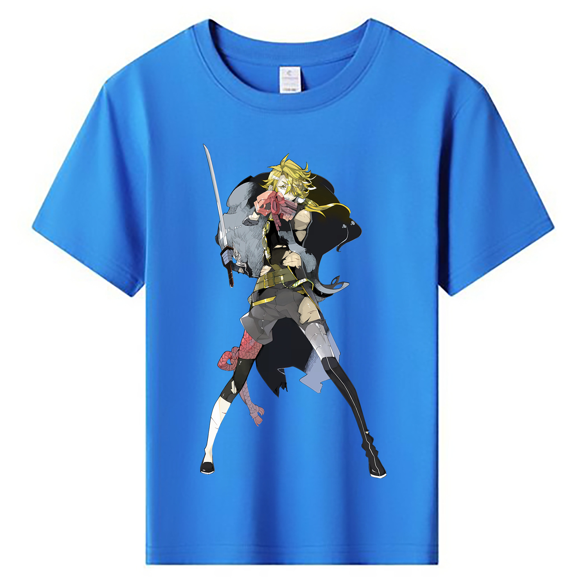 （画像用） 刀剣乱舞 Touken Ranbu 綿100％キッズTシャツ（フロントプリント）